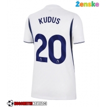 Ženske Nogometnih dresov Tottenham Hotspur Mohammed Kudus #20 Domači 2026-27 Kratki rokavi